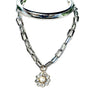 Maxi Tube Ring Type Collar  Necklace
