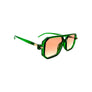 Green Aviator Trendy Sunglasses