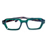 Green / Brown Aviator Trendy Sunglasses