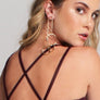 Double Drop Circle Earrings