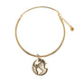 Articulated Ring Type Collar Necklace