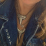 MEDIUM SHARK TOOTH PENDANT NECKLACE