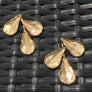 Stud Leaves Statement Earrings