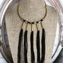 Gold Plated Multi Tassel Necklace