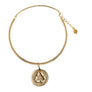 Articulated Ring Type Collar Necklace
