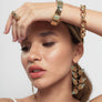 Gold Plated Vintage Texture Bracelet