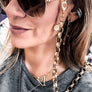 VINTAGE QUILTED NECKLACE CHAIN