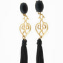 Gold Plated Tassel Earrings
