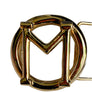Round Custom Initials Interchangeable Belt Buckle