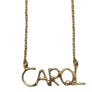 Minimal Initial Custom Necklace