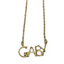 Minimal Initial Custom Necklace
