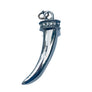 Bi-Color Italian Cornicello Necklace