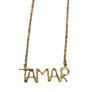 Minimal Initial Custom Necklace