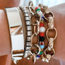 VINTAGE QUILTED CHAIN BRACELET