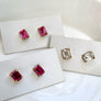 BRIGHT COLORS SMALL STUD EARRINGS