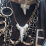 MEDIUM SHARK TOOTH PENDANT NECKLACE