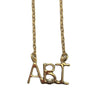 Minimal Initial Custom Necklace