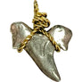 BI-COLOR SHARK TOOTH PENDANT