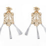 Statement Tassel Filigree Earrings