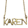 Minimal Initial Custom Necklace