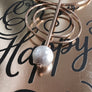 Doble Circle Pearl Ring Necklace