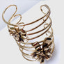 Bow Flower Cuff Bracelet