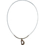 Initial Ring Type Necklace