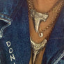 MAXI SHARK TOOTH PENDANT NECKLACE