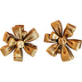 Small Bow Flower Stud Earrings