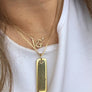 Unisex Custom Name Plate Pendant