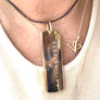 Unisex Custom Name Plate Pendant