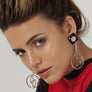Round Statement Acrylic Earrings