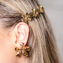 Bow Flower Stud Earrings