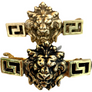 3 Lion Head Hair Accessorie Barrete