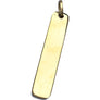 Unisex Custom Name Plate Pendant