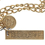Gold Reciclable Pendant Set of 2