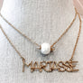 Minimal Initial Custom Necklace