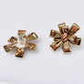 Small Bow Flower Stud Earrings