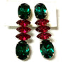 BRIGHT TRICOLOR EARRINGS