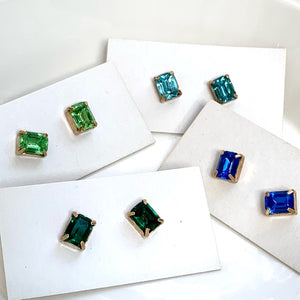 BRIGHT COLORS  SMALL STUD EARRINGS