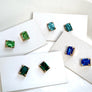 BRIGHT COLORS SMALL STUD EARRINGS