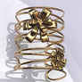 Bow Flower Cuff Bracelet