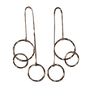 Double Drop Circle Earrings