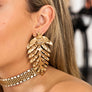 Helecho & Bee Stud Earring
