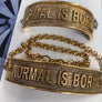 Normal is Boring Choker Necklace