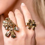Bow Flower Ring