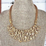 CORAL-GOLDPLATED-STATMENT-NECKLACE