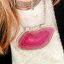 Silver color Plated Festival Statement Necklace Set
