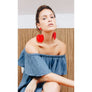 Leaf Statement Acrylic Earrings