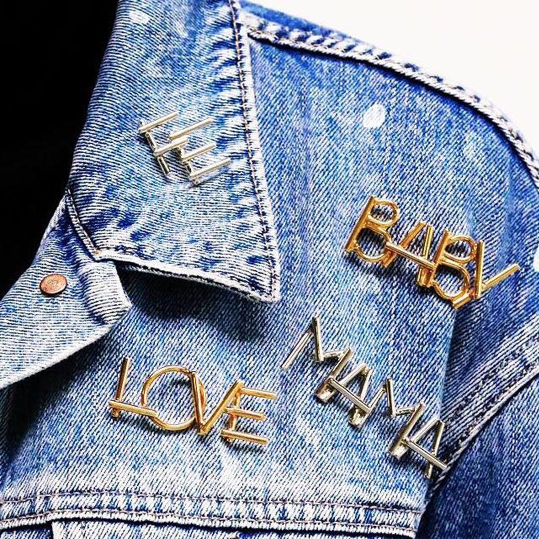 Pin on Painted denim